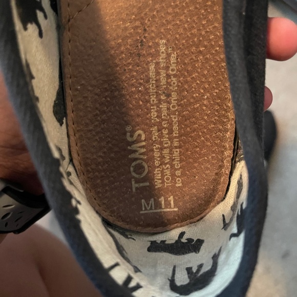 Black TOMS - Picture 2 of 2